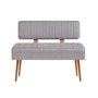 Hanah Home Banco 0701 - 1 Gris, Pino Atlántico. Banco de Trabajo u Oficina Organizador. Dimensiones 110x82.5x40cm. Tablero Melamina 18mm.